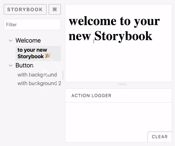 Storybook Welcome