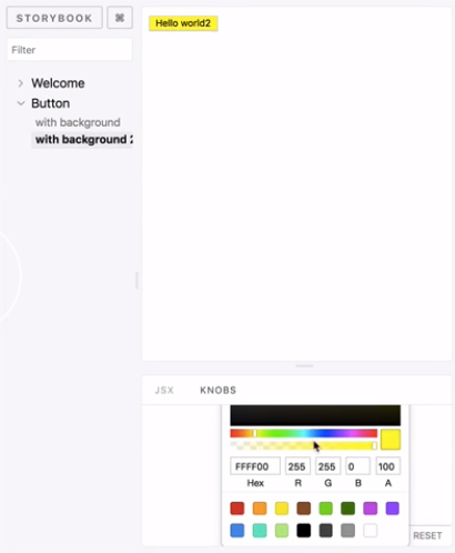 Storybook Colour Picker